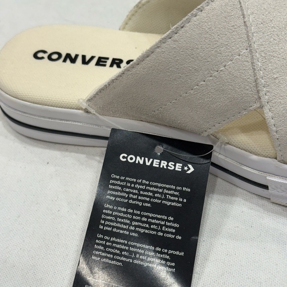 Converse 564144C One Star Sandal Slip Color White Size 7- New in Damaged Box - Picture 10 of 13